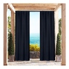 Set of 2: Energy-Saving Xyleena Textured Indoor/Outdoor Blackout Curtains Set