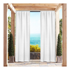 Set of 2: Energy-Saving Xyleena Textured Indoor/Outdoor Blackout Curtains Set