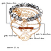 Cleaning Our Oceans Marble 5 Piece Bracelet Set