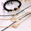 Love & Peace Throughout The World Marble 5 Piece Set