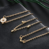 5 Piece Pink Crystal Celestial Bracelet Set