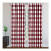 2-Panel Set: Blackout 365 Langston Buffalo Checkered Blackout Curtains, 37" W x 84" L - Ships Quick!