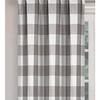 2-Panel Set: Blackout 365 Langston Buffalo Checkered Blackout Curtains, 37" W x 84" L - Ships Quick!