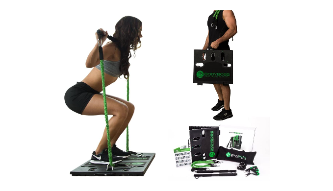 BodyBoss 2.0 Full Portable Home Gym Workout Package Resistance Ban 1Sale Deals