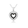 Bogo! Sterling Silver Black & White Diamond Accent Animal Pendants With Chain + Free Returns! Double
