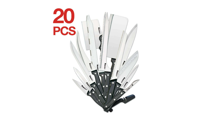 Ronco Rocker 20-piece Stainless Steel Cutlery Set 