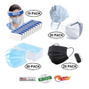 PRICE REDUCED: THE ULTIMATE 100-PIECE 3PLY MASKS KN95 FACE SHIELDS PROTECTION BUNDLE - FAST FREE SHIPPING FROM USA!