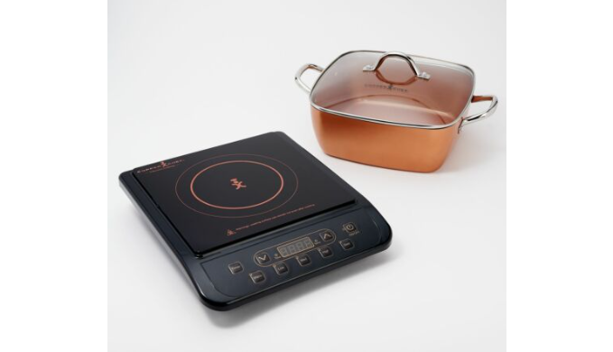 Induction cooktop deals copper chef