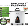 Aroma Housewares 20-Cup Rice Cooker & Food Steamer (Refurbished) - Ships Quick!