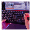 VERY POPULAR on AMAZON: KLIM Chroma Rechargeable Wireless Gaming Keyboard - NEW 2021 Version - Ships Quick!