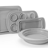 Cook's Companion® 4-Piece Collapsible Silicone Bakeware Set