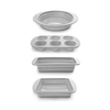 Cook's Companion® 4-Piece Collapsible Silicone Bakeware Set