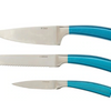 PRICE DROP: Valerie Bertinelli 3-Piece Stainless Steel Metallic Knife Set (NEW) - Ships Quick!