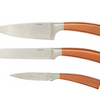 PRICE DROP: Valerie Bertinelli 3-Piece Stainless Steel Metallic Knife Set (NEW) - Ships Quick!