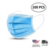 Disposable Mask Blowout! 100 Pack of Black or Blue 3Ply Masks - Ships Quick!