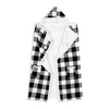 Wearable Hooded Throw Blanket Buffalo Plaid, 52" x 72" (2 Color Options) - Ships Quick!