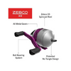 Zebco 33 Ladies Spincast Lightweight Fishing Reel & Rod Combo Options - Ships Quick!