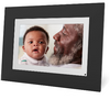 Brookstone PhotoShare 8" or "10” Smart Digital Photo Frame, Send Pics from Phone to Frames, Wi-Fi, Holds Over 5,000 Pics, HD Touch Screen, Premium Black Wood (New Open Box) - Ships Quick!