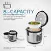 Aroma 6-20 Cup Rice Cooker Food Steamers Blowout -(NEW) - Ships Quick!