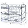 SET OF TWO: Stackable Can Rack Organizer, Storage for 36 cans - Great for the Pantry Shelf, Kitchen Cabinet or Counter-top. Stack Another Set on Top to Double Your Storage Capacity. (GREAT REVIEWS ON AMAZON!)