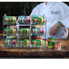 SET OF TWO: Stackable Can Rack Organizer, Storage for 36 cans - Great for the Pantry Shelf, Kitchen Cabinet or Counter-top. Stack Another Set on Top to Double Your Storage Capacity. (GREAT REVIEWS ON AMAZON!)