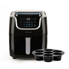 PowerXL 7-qt 10-in-1 1700W Air Fryer Steamer with Muffin Pan (New OR Refurbished with Warranty Included) - Ships Quick!