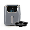 PowerXL 7-qt 10-in-1 1700W Air Fryer Steamer with Muffin Pan (New OR Refurbished with Warranty Included) - Ships Quick!