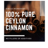 Ceylon Cinnamon 1200mg per serving, 120 or 240 Capsules | Promotes Healthy Blood Sugar Levels, Joint Support, Anti-inflammatory, and Powerful Antioxidant | True Organic Sri Lanka Cinnamon
