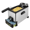 Kalorik 4.2 Quart Deep Fryer With Oil Filtration XL Stainless Steel (Refurbished w/ Warranty) - Ships Quick!