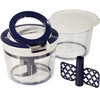 HQ Mighty Prep Chopper and Whipper with Extra Bowl and Lid Model 673-137 (Refurbished) - Ships Quick!