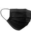 3 Ply Disposable Medical Mask by BRIOPPE - Black & Blue - Limited Inventory - Ships Quick!
