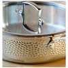 Blue Jean Chef 3-Pc Hammered Tri-Ply Stainless Steel Cookware Set