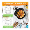 LITIFO 4.5QT Air Fryer with Digital, LED Touch Screen (NEW) - Ships Quick!