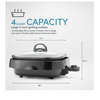 Aroma Housewares ASP-218B Grillet 4Qt. 3-in-1 Cool-Touch Electric Indoor Grill (New) - Ships Quick!