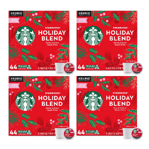 Starbucks Holiday Blend 176-Count Medium Roast Keurig K-Cup Coffee Pods (Recently Past Best By Date) - Ships Quick!