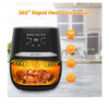 LITIFO 4.5QT Air Fryer with Digital, LED Touch Screen, Single Basket System (NEW) - Ships Quick!