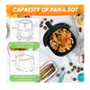LITIFO 4.5QT Air Fryer with Digital, LED Touch Screen, Single Basket System (NEW) - Ships Quick!