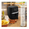 LITIFO 4.5QT Air Fryer with Digital, LED Touch Screen, Single Basket System (NEW) - Ships Quick!