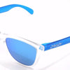 Oakley Frogskins Colorblock Collection Clear/Blue Sunglasses (OO9245-5154)