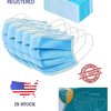 FURTHER REDUCED: 50 Count - Disposable 3-Ply Protective Face Masks – SHIPS QUICK FROM U.S.!