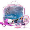 Shakespeare Disney Princess Youth Fishing Kit Purse Carry Bag - Includes Telescoping Rod, Reel w/ Line, Sunglasses, Casting Plug & Tackle Box - Ships Quick!