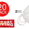 (As low as 85¢!) LOWEST PRICE EVER: 10, 20 or 100 Pack: KN95 Face Masks - SHIPS FROM U.S. - Orders in by 2PM ET Ship Same Business Day!