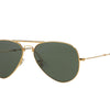 Ray-Ban Aviator Folding Sunglasses Green/Gold RB3479 58mm