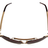Roberto Cavalli Gold Burgundy Sunglasses (849S-D26 62mm)