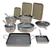 Curtis Stone 14-piece DuraPan Nonstick All-Purpose Cookware Set (Refurbished Like New) - Ships Quick!