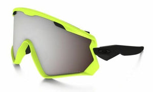 Oakley Wind Jacket 2.0 OO7072-06 Neon Retina/Prizm Snow Black Iridium Sunglasses - Ships Next Day!
