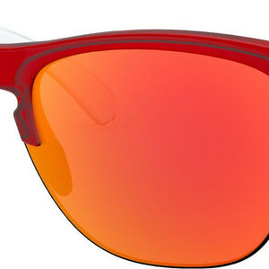 Oakley Frogskins Translucent Prizm Ruby Lens Sunglasses (OO9374-06) - Ships Next Day!