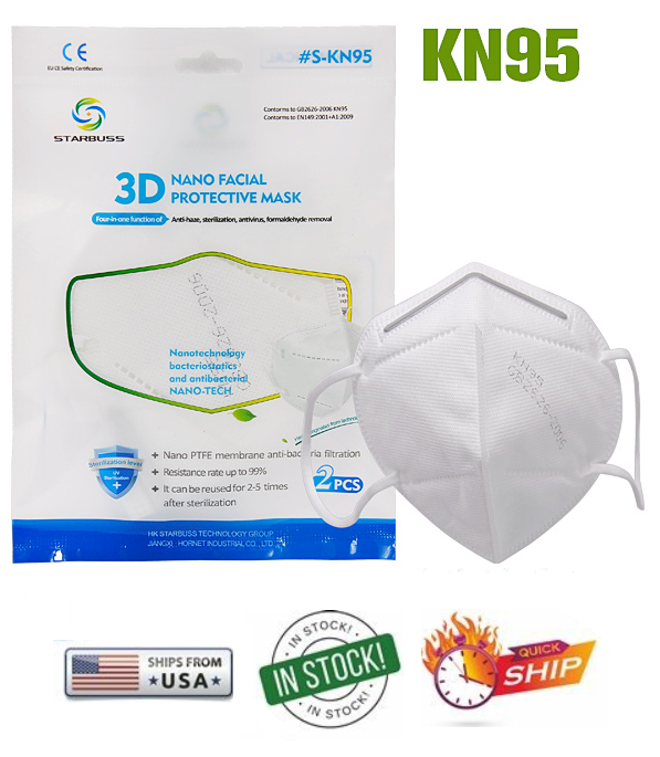 (As low as 48¢!) KN95 3D Nano Facial Masks - Ship Next Day!!
