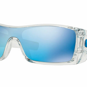 Oakley Batwolf OO9101-0727 Sunglasses Polished Clear Ice Iridium Lens - Ships Next Day!