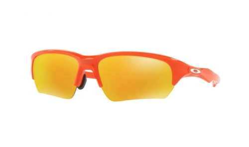 Oakley Flak Beta Men's Orange Frame Fire Iridium Lens Sunglasses (OO9372-0465) - Ships Next Day!